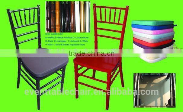 Qingdao Furniture Strong Wedding Chiavari Chair Tiffany Chair for Event Party Wedding