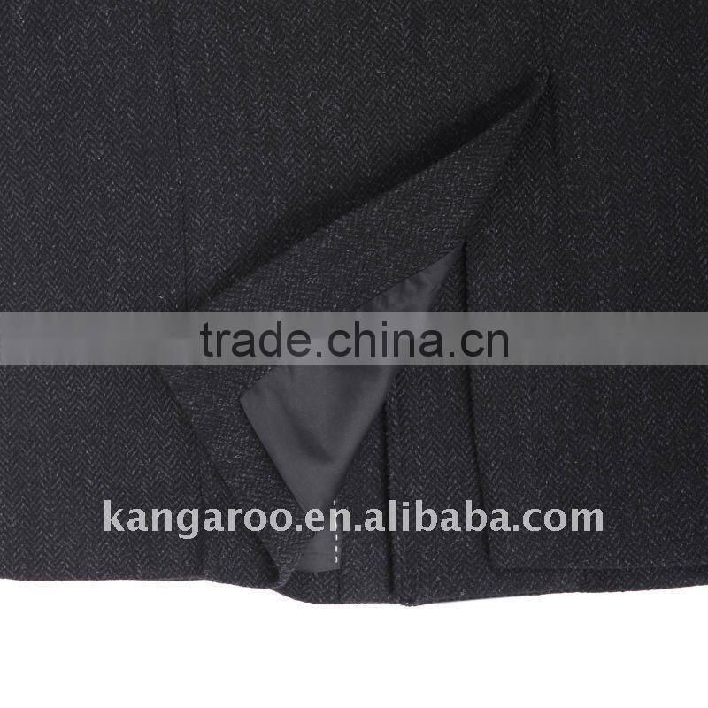 Mens 3/4 full length wool/cashmere overcoat