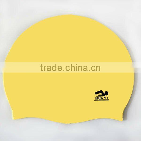 Swim goggles and caps sep - metal color goggles frame- Yellow Black