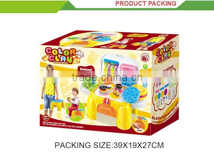 Interesting intelligence kids play diy toys color clay modeling tools