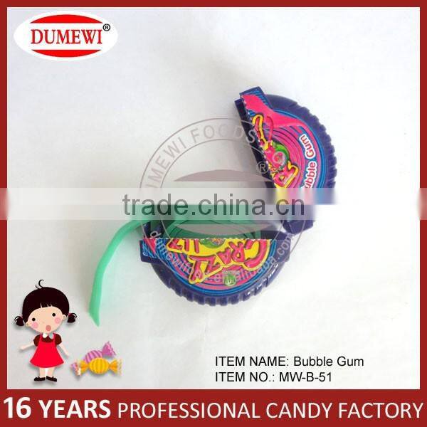 Fruit Flavor Crazy Roll Bubble Gum