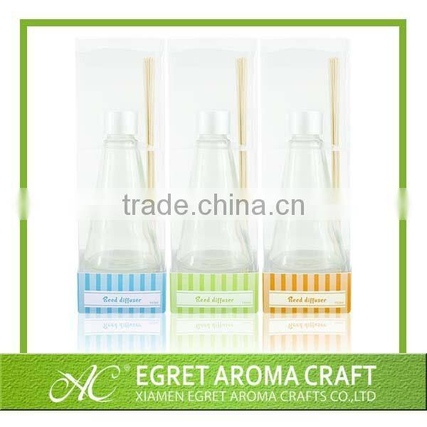 Home air freshener natural pure essential oils in Fragrance reed diffuser glass bottle