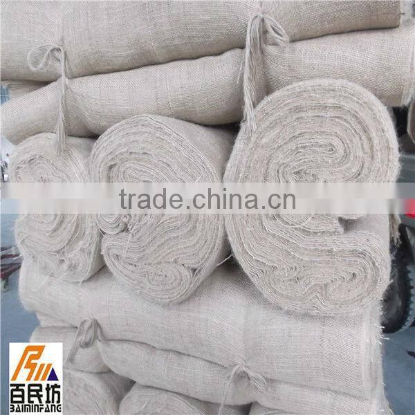 Eco-friendly jute cloth by the yard nature color