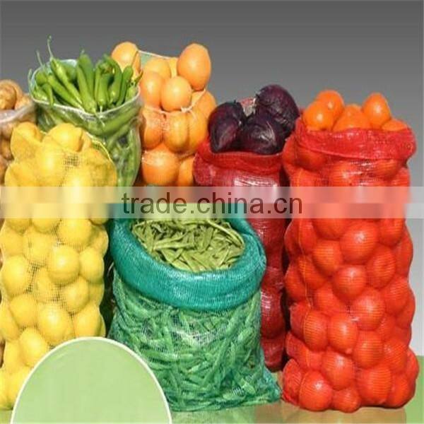 leno mesh bags with label popopular sale