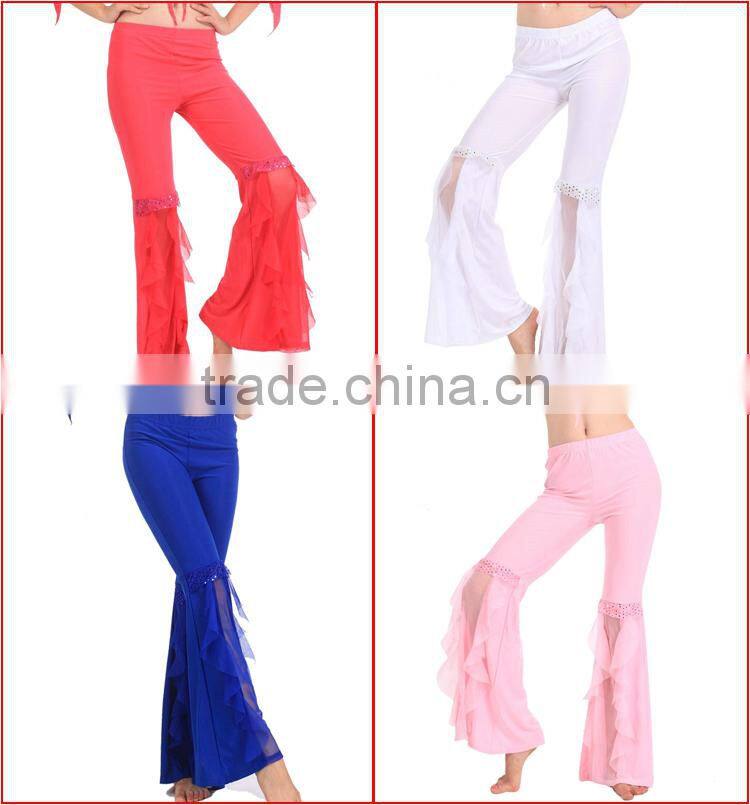 Professional women's dance pants sexy gorgeous belly dance harem pants