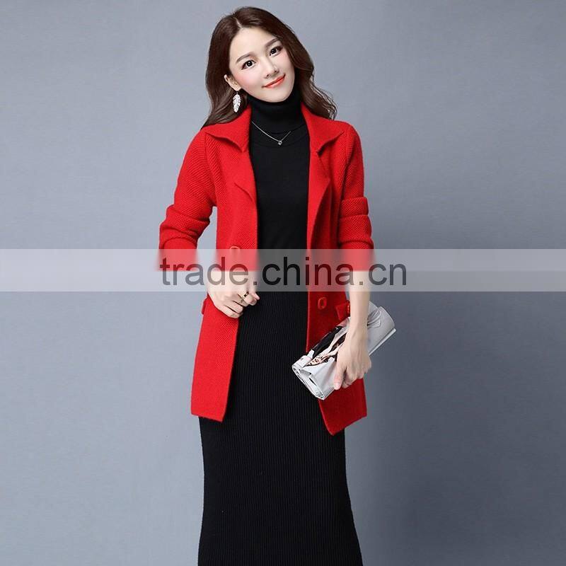 2016 Autumn Spring New Style Leisure British Women's Fashion Cardigan Sweater Jacket