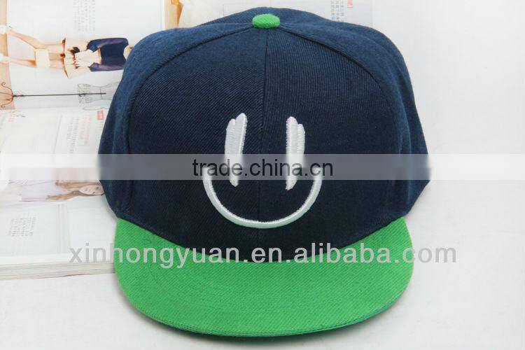 wholesale smile pattern snapback cap