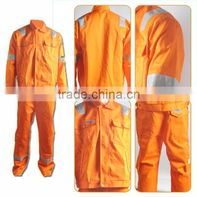 security coverall with FR reflective tapes