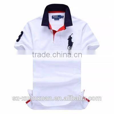 Wholesale China cotton men polo t-shirt with printing