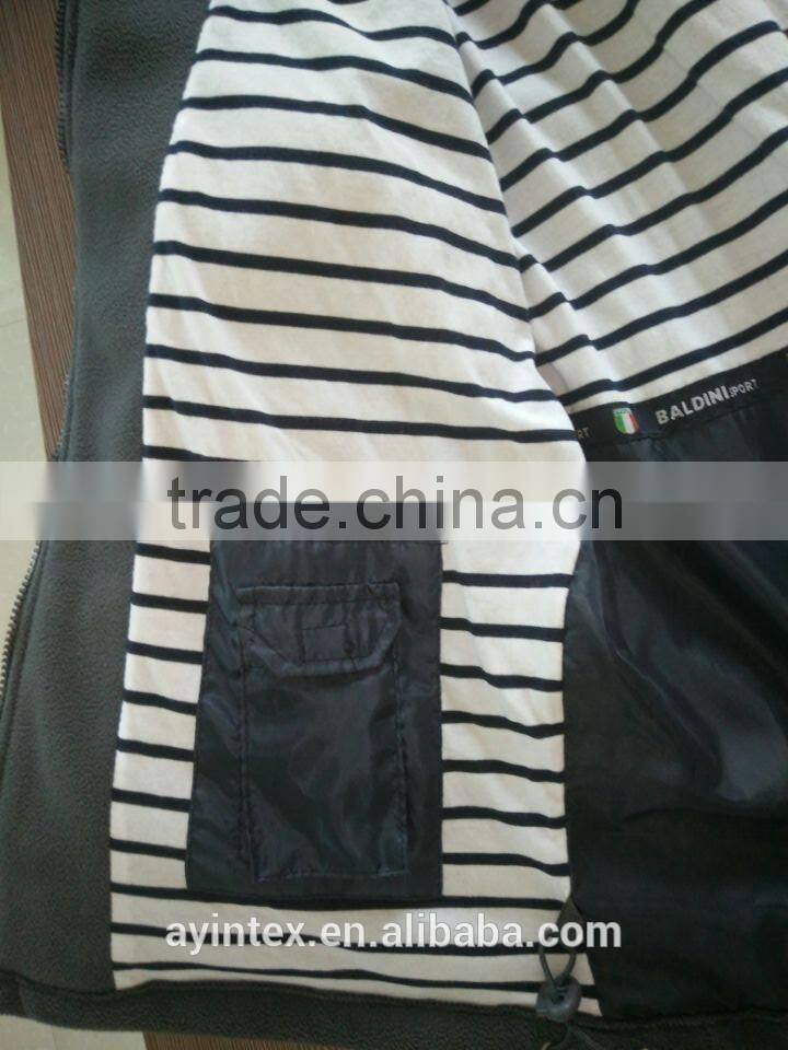 Custom polar fleece jacket with hood