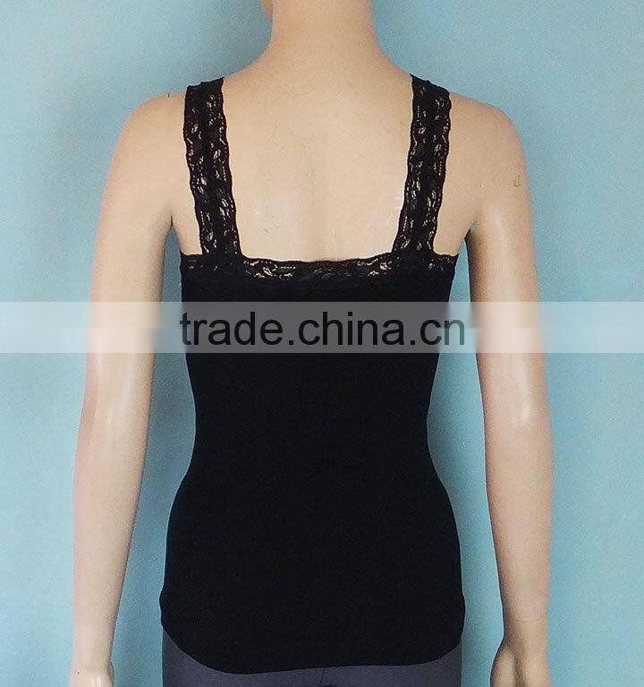 140409 Ladies Lace Camisole Tops Stock
