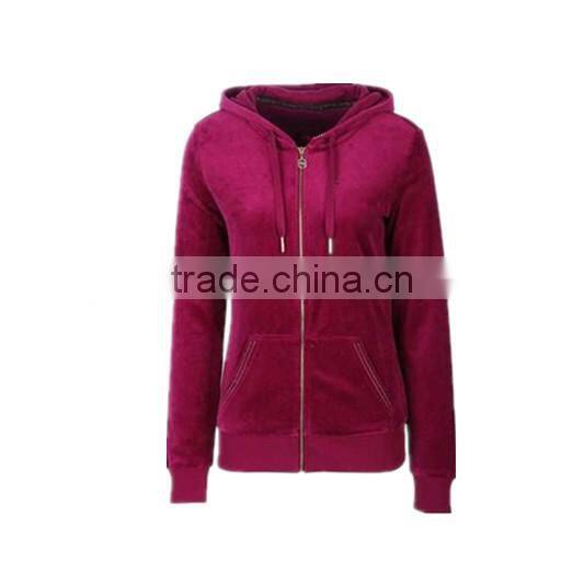 Cannda women custom velour tracksuits wholesale