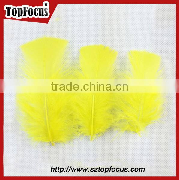 cheap hot sale colorful decorations fluffy artificial turkey feather