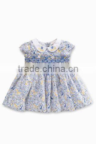 Wholesale new design polka dot children clothes baby dress pictures little girl party dresses