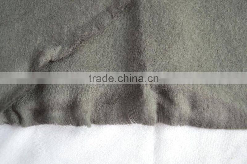 Fashion popular lady men unisex soft viscose winter solid plain fleece scarf