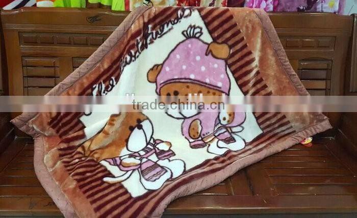 Top Selling Factory Wholesale OEM Baby Soft Raschel Blanket