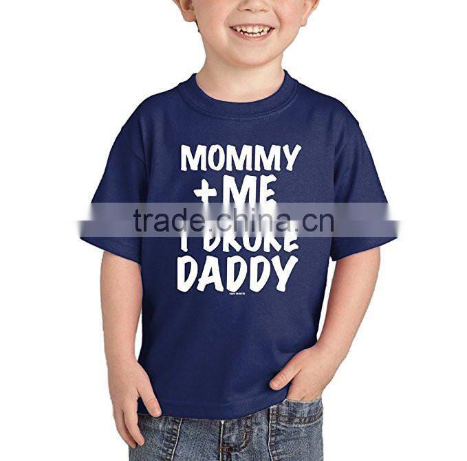 mommy and me kids t shirts custom 100% PreShrunk Cotton blank plain t shirt wholesale