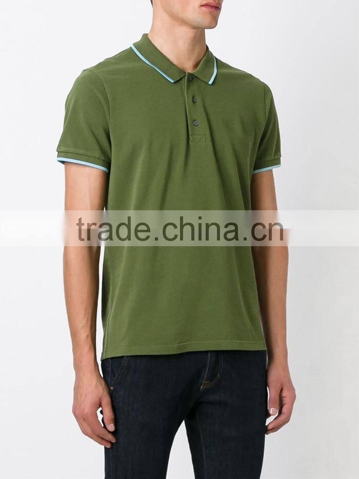 Cheap factory polycotton workwear lifeline green polo shirt