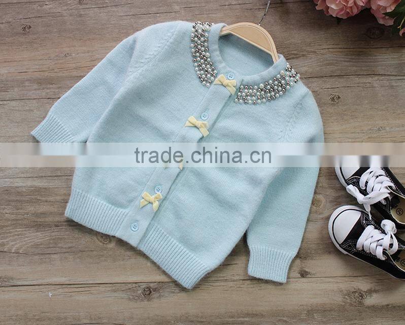 Hot Sale Baby Cardigan Knitting Pattern 100% Alpaca Children Cardigans