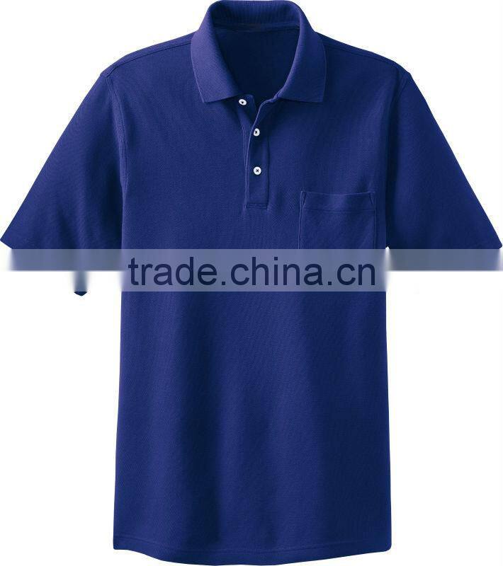 plain pique polo shirt, pocket polo shirt