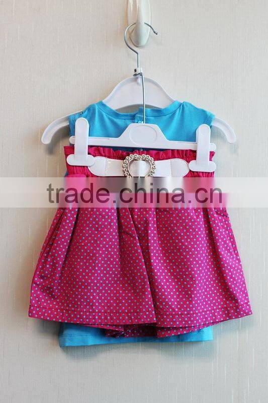 2016 Summer Fashion Style Children Knitted Girls Set Sport 2 Pcs Set