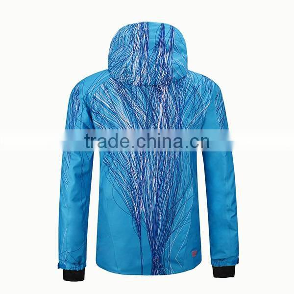 functional technical trendy style waterproof breathable windbreaker mens ski jacket