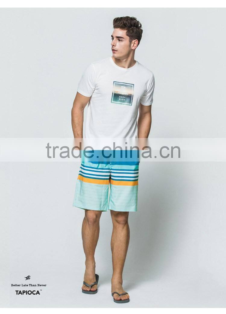 Man Ready-Made Breathable Digital Printing Board shorts Quick Dry Sport Shorts
