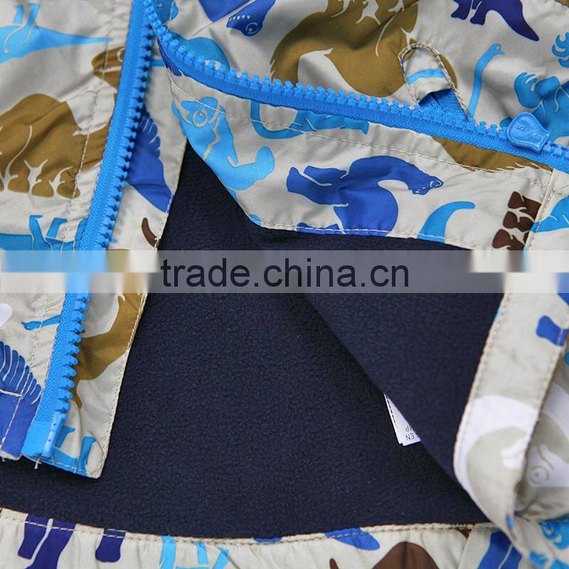 2015 Fashion Printed Winderproof Winter Jacket For Child