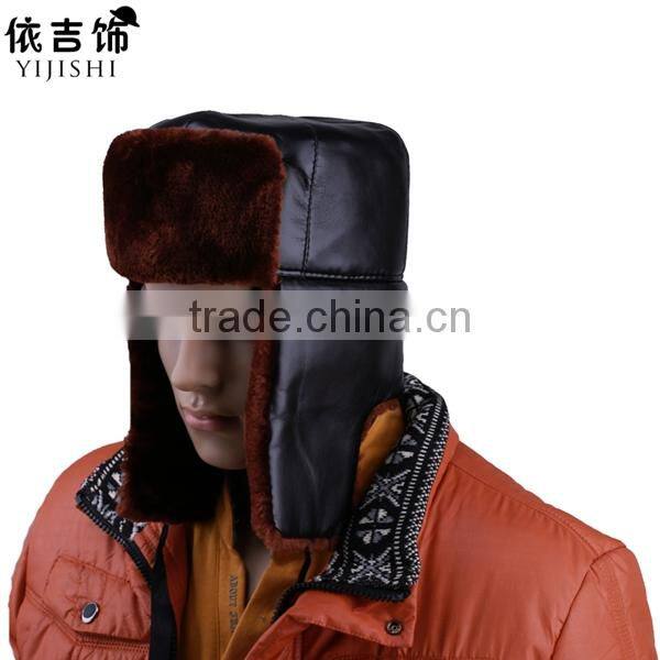 Hot sale warm winter hat snow hat with earflaps