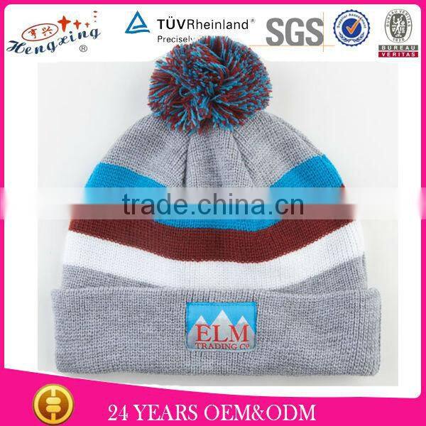 Plain Blank Beanie Hat/Stocked Beanie Hat/Pink Knitted Beanie