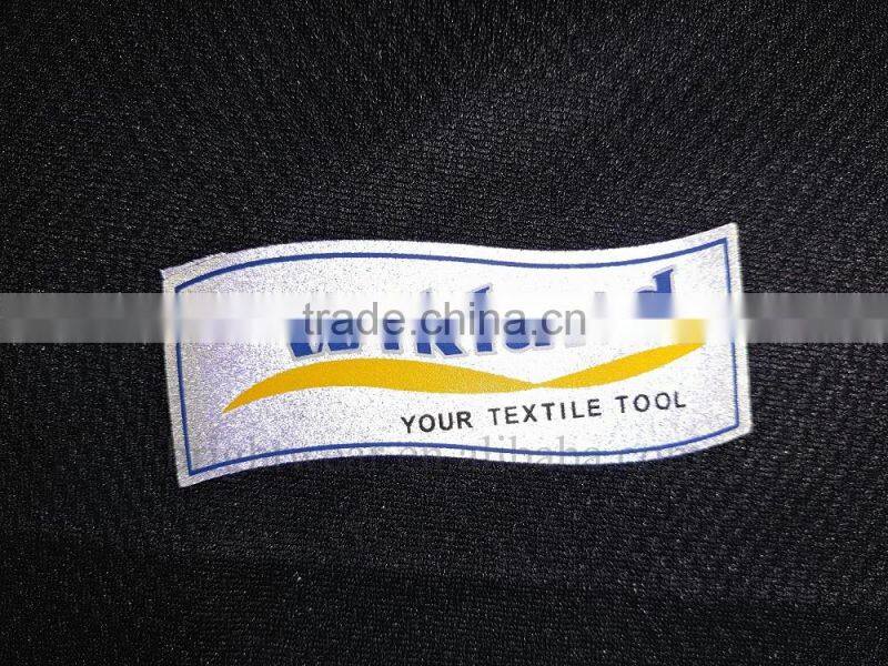 Reflective logo and high visibility letters be sewn on garments or bags