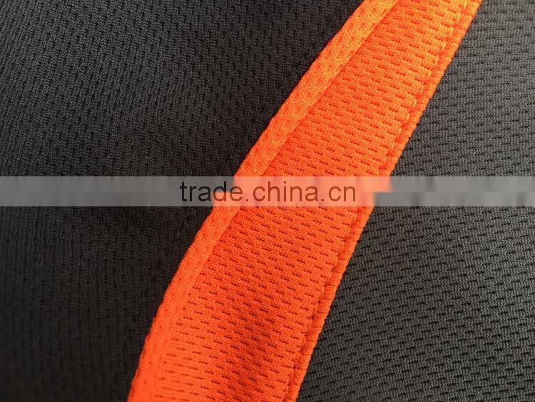 Summer polyester elastane polo work s orange work shirt