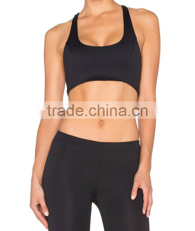 Sexy custom cotton yoga wear for women sport clothing set