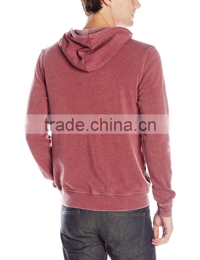 Threads 4 Thought Men's Burnout Fleece Pullover Hoodies