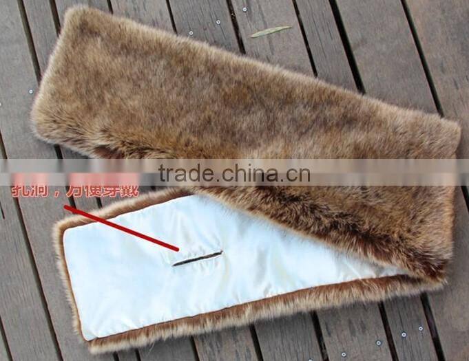 European fur overcoat woolen cloth shawl for women