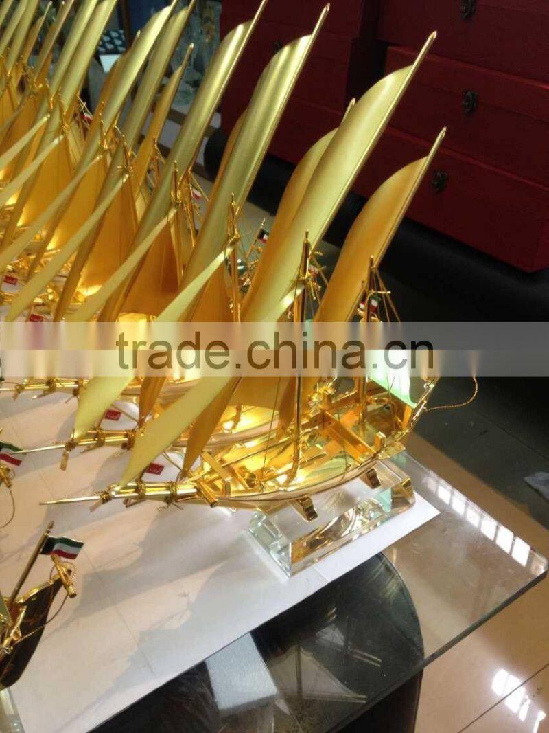 Fascinations Metal Earth Metal Works 3D Laser Cut Metal Golden Ship Model For Home Decoration