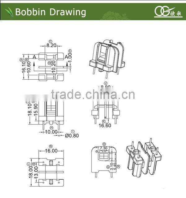 UU10.5 22V china supplier transformer bobbin