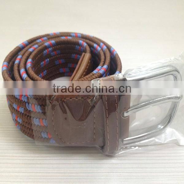 braided elastic canvas stretch belt