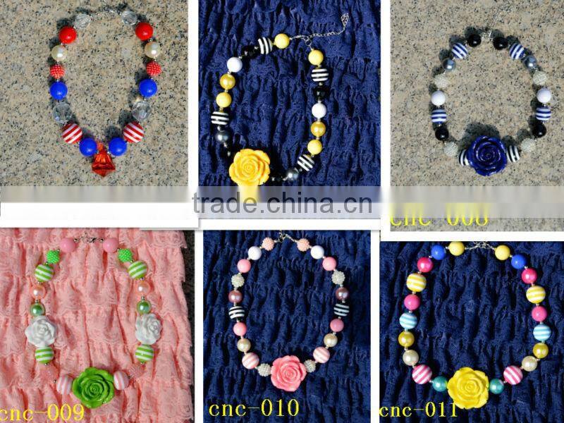 new stocking fashion colorful necklace for baby match with romper