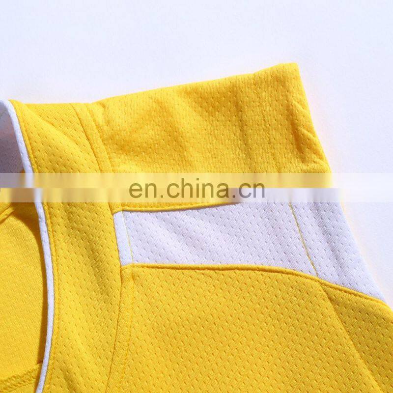 Dry Fit Breathable sports wear Wholesale Basketball Jersey uniform design