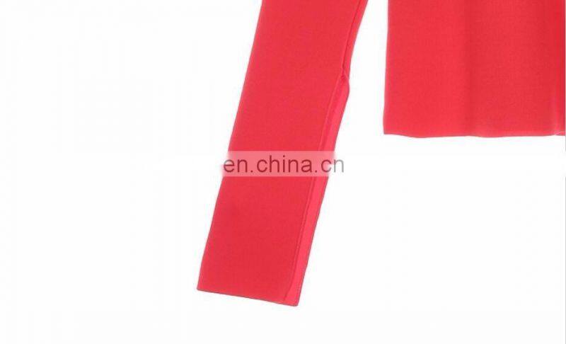 Latest design Single cold shoulder women summer sweaters