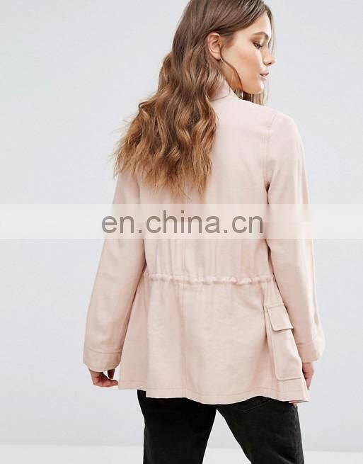 Wholesale lady overcoat dust jacket women long duster coat