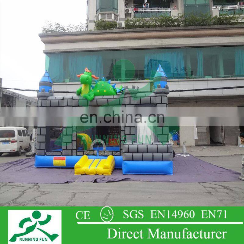 inflatable dragon bouncy castle IB47