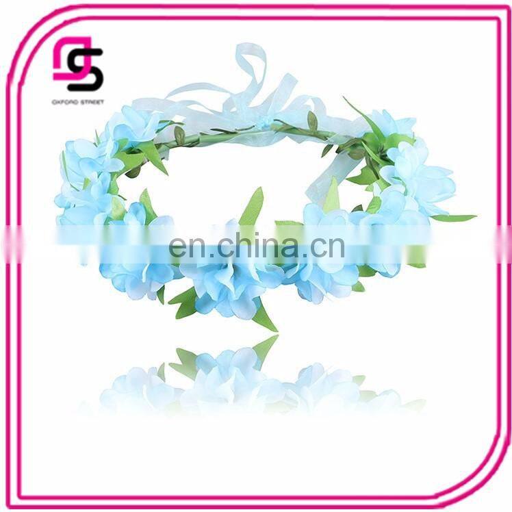 Newest design fashion cloth flower headband accessories for beach wedding
