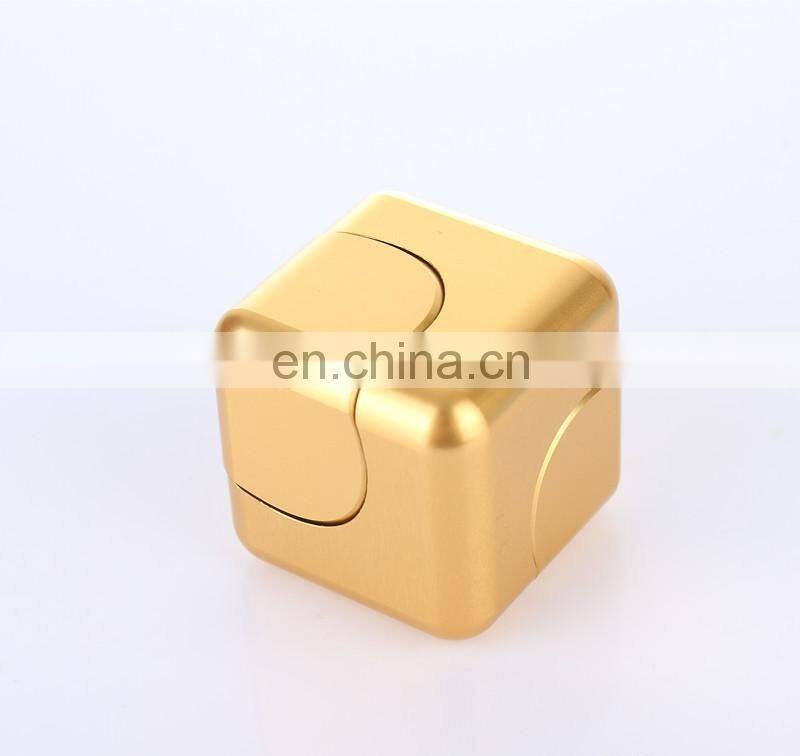 Pcc Team Square Spinner cube Fidget Toy EDC Fidgets cube Spinner For Autism and ADHD Increase Focus Square magic hand spinner