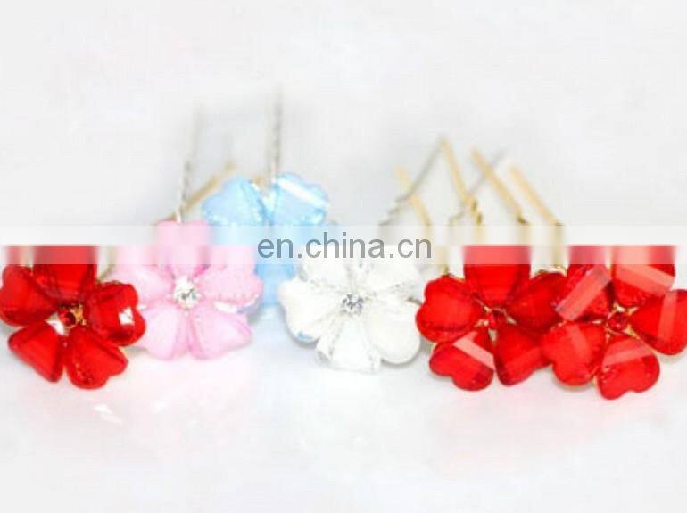 Wedding Headpiece Rhinestone U shaped Hair Pins
