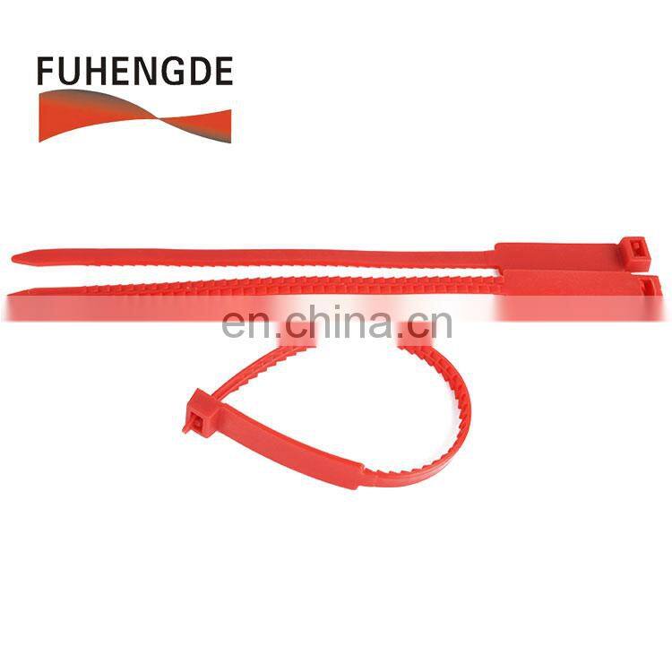 200 Pcs bag  UV resistant plastic flexible red nylon cable ties for wire arrangement