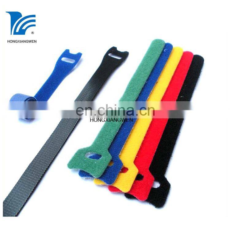 Industrial releasable flexible  reusable hook and loop nylon cable ties