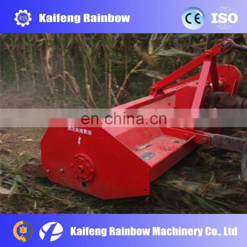 green grass cutter and dry grass cutter maize straw chopped back to field machine