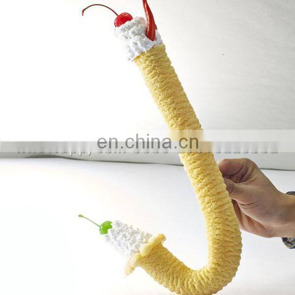 Hollow corn puffed food machine corn tube extruder ice cream hollow tube extruder
